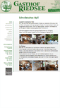 Mobile Screenshot of gasthof-riedsee.de
